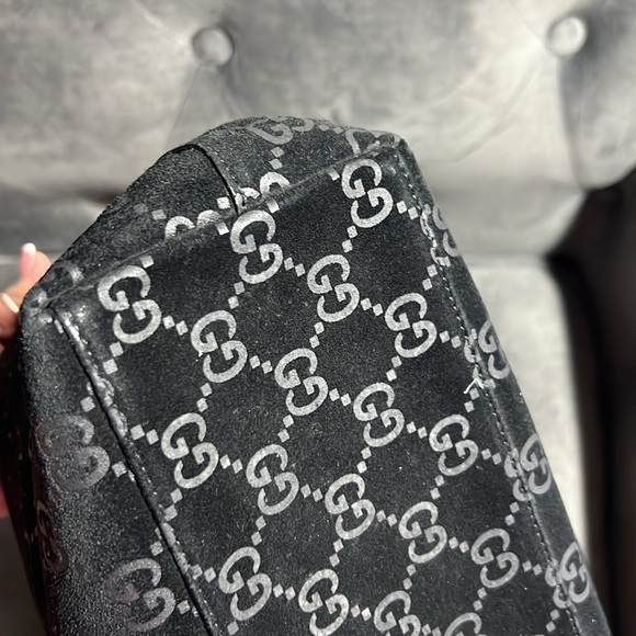 Gucci suede bamboo handle hobo - Picture 13 of 16